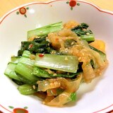 5分で完成！小松菜と中華クラゲの和え物